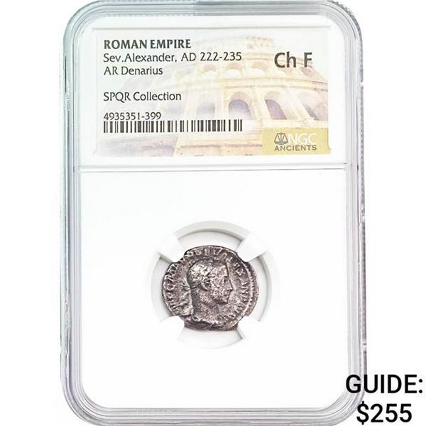 Roman Sev. Alexander, AD 222-235 Silver Denarius