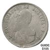 1865 Bolivia Silver Melgarejo NEARLY UNCIRCULATED