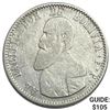 1865 Bolivia Silver Melgarejo NEARLY UNCIRCULATED