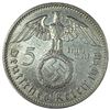 Image 2 : 1938-A Germany Silver 5 Reichsmark CLOSELY UNCIRCULATED