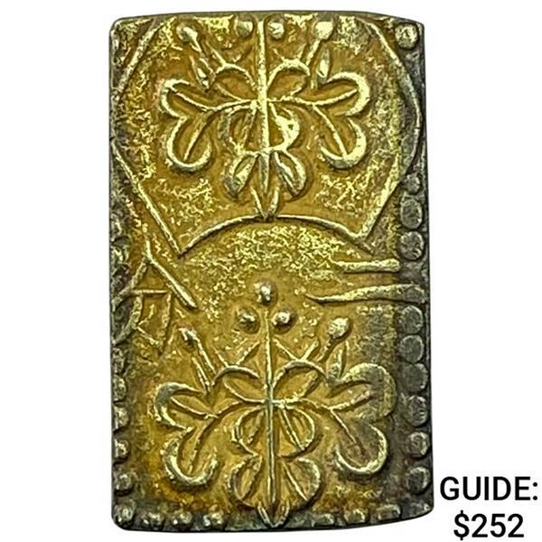 1868-1869 Japan .029oz Gold 2 Bu CLOSELY UNCIRCULATED