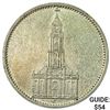 Image 1 : 1934-F Germany Silver 5 Reichsmark CLOSELY UNCIRCULATED