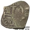 Image 1 : 1500s-1600s Spanish Colonial Silver Cob NEARLY UNCIRCULATED