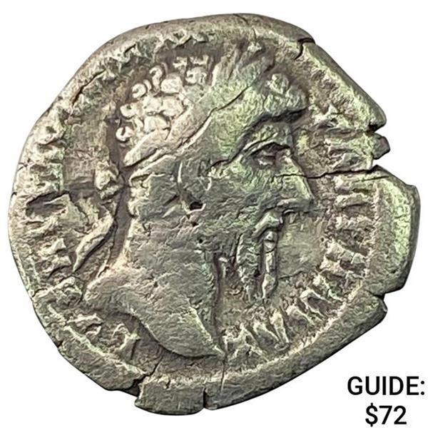 Roman Commodus 177-192 AD Silver Denarius NEARLY UNCIRCULATED