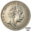Image 1 : 1910 Germany Silver 3 Mark CHOICE AU