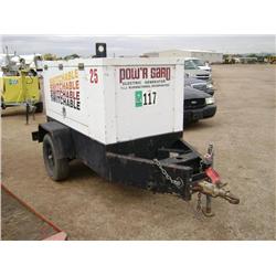 POWERGARD TS-25 PORTABLE DIESEL GENERATOR, s/n: H934179