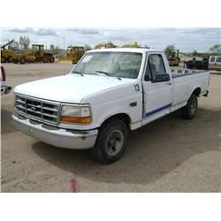 1995 FORD F150 XL PICKUP TRUCK, s/n: 2FTEF15N4SCA47087
