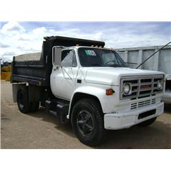 1987 GMC TOPKICK S/A DUMP TRUCK, s/n: 1GTH7D1B1HV500947
