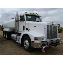 1992 PETERBILT 377 T/A 4,000 GALLON WATER TRUCK, s/n: 1XPCDE9XXND311738