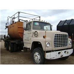 1979 FORD F700 T/A HYDROSEEDER TRUCK, s/n: U80DVEB0673