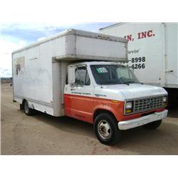 1989 FORD ECONOLINE 350 VAN TRUCK, s/n: 1FDKE37M8KHA68857