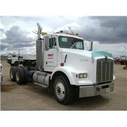 1987 KENWORTH T800 T/A TRUCK TRACTOR, s/n: 1XKDDB9X8JJ500070