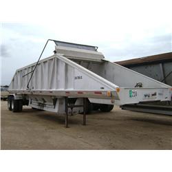 1989 MATE 40ft T/A ALUMINUM BOTTOM DUMP TRAILER, s/n: 1M9B39226KH036960