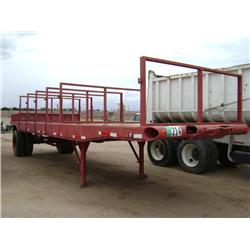 1974 TIMPTE 28ft S/A FLATBED TRAILER, s/n: NM154672