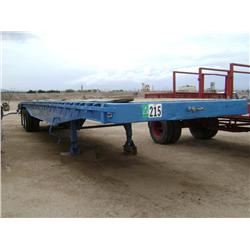 40ft T/A FLATBED TRAILER, s/n: N/A