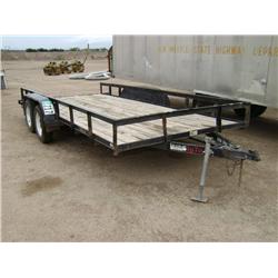 1999 BIG TEX 50 LA 16ft T/A UTILITY TRAILER, s/n: 16VNX1625Y1C19145