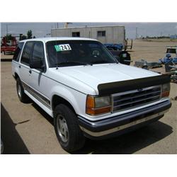 1994 FORD EXPLORER XLT 4X4 SUV , s/n: 1FMDU34X4RUA73730