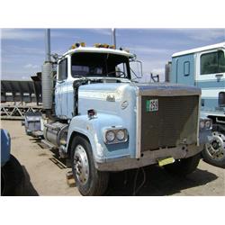 1979 MACK RWS766LS T/A TRUCK TRACTOR, s/n: RWS766LST42428