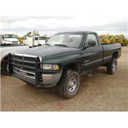 1998 DODGE RAM 2500 SLT LARAMIE 4X4 PICKUP TRUCK, s/n 3B7KF266XMW292843