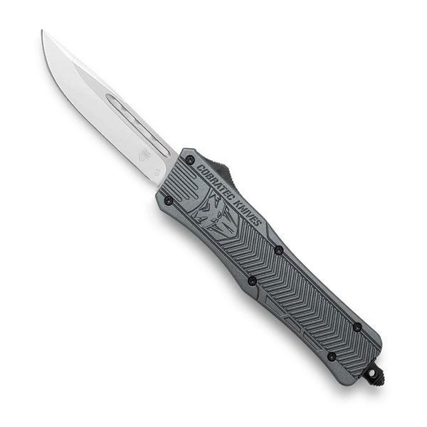 CobraTec Grey CTK-1 double action OTF Knife