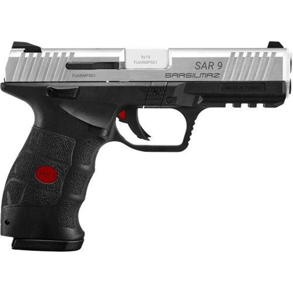SAR USA SAR9 PISTOL 9MM 4.4" BBL 17RD MAG STAINLESS