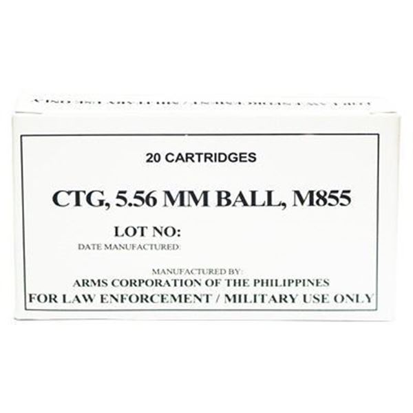 ARMSCOR 556NATO 62GR M855 - 220 Rounds