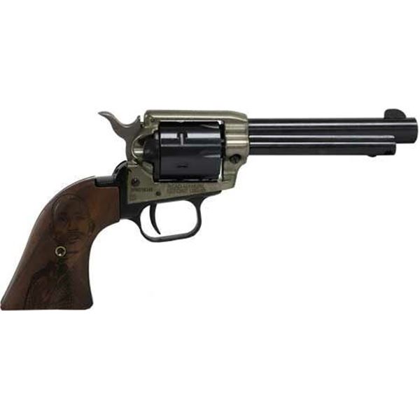 HERITAGE 22LR 4.75" FS BLUED WILD WEST BASS REEVES