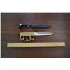 Image 1 : 12" 1918 WWI TRENCH BRASS FINISH KNIFE