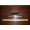 Image 1 : 9" BOOT KNIFE WOOD HANDLE