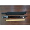 Image 1 : 25" BLACK MACHO MACHETE