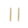 Image 2 : 1.80 ctw Diamond Hoop Earrings - 14KT Yellow Gold
