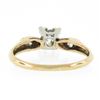 Image 7 : Antique Edwardian 14K TT Gold 0.53 ctw Cushion Peruzzi Cut Diamond Engagement Ri