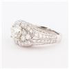 Image 1 : 1.04 ctw SI1 CLARITY CENTER Diamond Platinum Ring (2.50 ctw Diamonds)