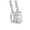 Image 4 : New 14K Gold.62 ctw Round Brilliant Diamond Solitaire Pendant w/ Adjustable Chai