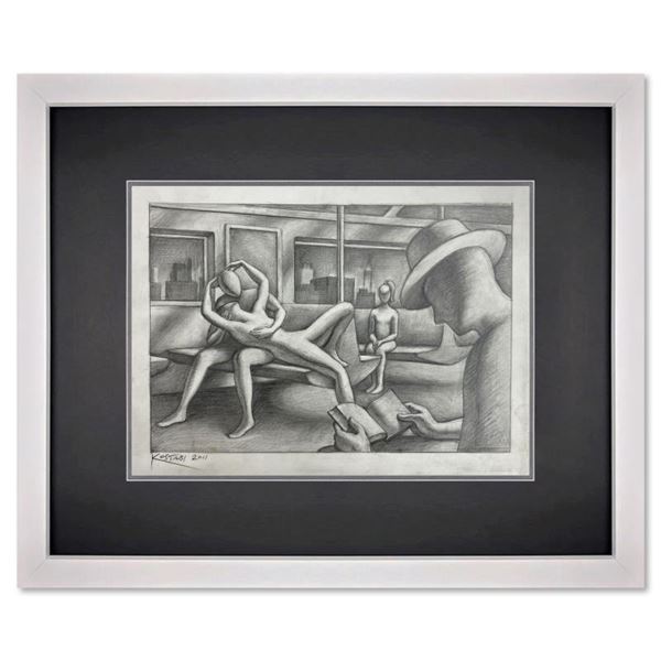 The Commute - New York by Kostabi Original