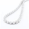 Image 3 : 22.60 ctw G to I COLOR SI2 to I2 CLARITY Diamond 14K White Gold Tennis Necklace