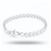 Image 2 : 8.77 ctw G to I COLOR SI3 to I2 CLARITY 14K White Gold Tennis Bracelet