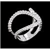 Image 3 : 0.90 ctw Diamond Ring - 14KT White Gold