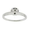 Image 6 : Vintage 14k White Gold 0.39 ctw Diamond Cluster Solitaire Engagement Promise Rin