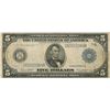 1914 $5 Federal Reserve Bank Note