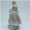 Image 5 : Lladro Porcelain Figurine, Little Girl with Cat 1001187