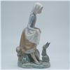 Image 3 : Lladro Porcelain Figurine, Rabbit's Food 4826
