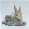 Image 1 : Lladro Signed Porcelain Figurine, Rabbit Eating 1004772