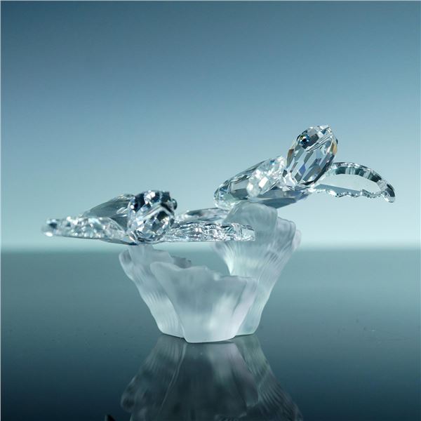 Swarovski Crystal Figurine, Sea Turtles Baby