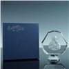 Image 5 : Faceted Crystal Madonna and Child Figurine with Box