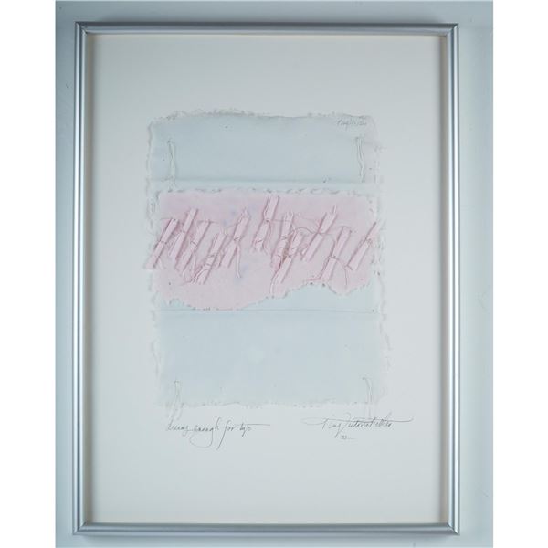 Amy Victoria Tellen, Mixed Media Artwork, Dreams Enough for Two, Signed