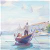 Image 3 : Igor Korotash, Oil on Canvas, Venice Gondolas - Signed