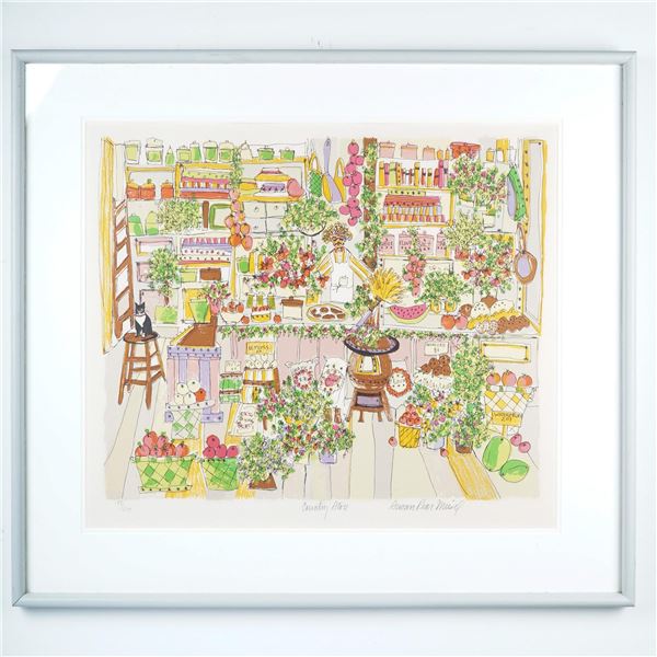 Susan Pear Meisel, Hand-Signed Color Lithograph, Country Store