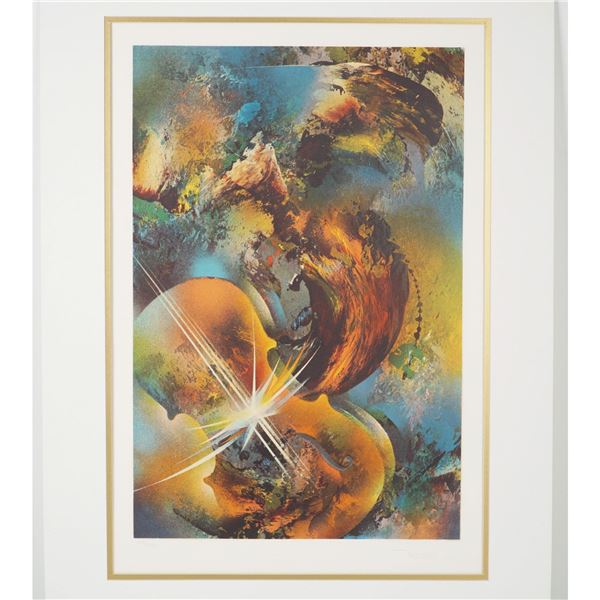 Leonardo Nierman, Serigraph on Paper, Sound of Color- Mozart, Hand Signed