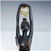Image 4 : Mid Century Bronze Nude Female Figure with Onyx Sphere